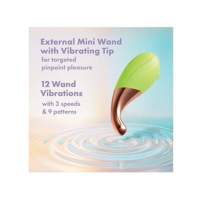 Play with Me Blooming Bliss Vibrator Kit - Green