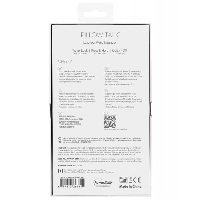 Pillow Talk Cheeky Wand Vibrator Pink