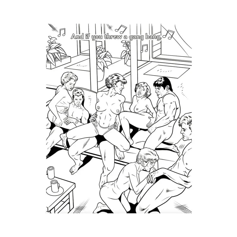 Wood Rocket The Golden Gilfs Porn Pardoy Coloring Book
