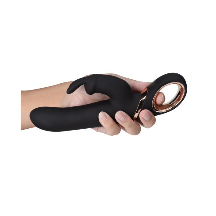 Blush Victoria Rabbit Vibrator - Black
