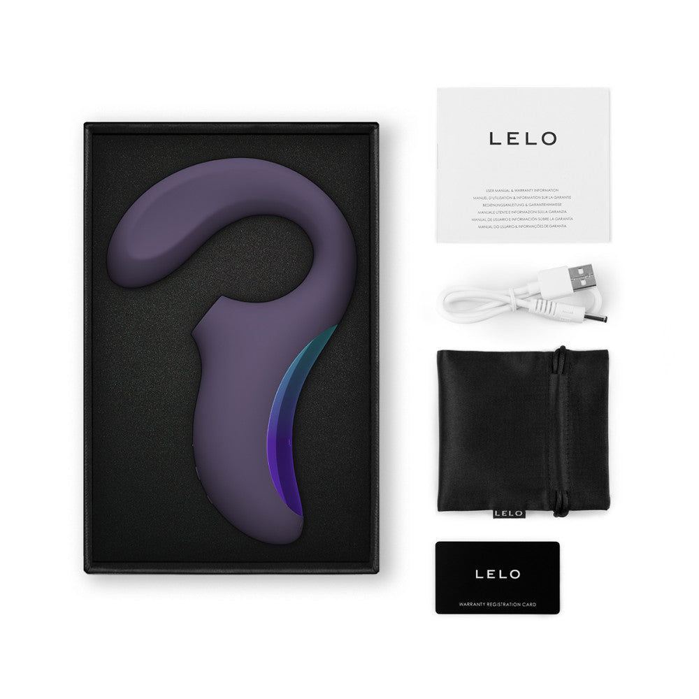 LELO Enigma Wave Dual Suction Vibrator - Purple