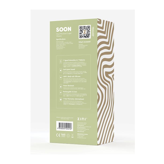Zini Soon G-Spot Vibrator - Blue