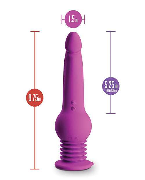Impressions New York Gyro Quake Dildo - Purple