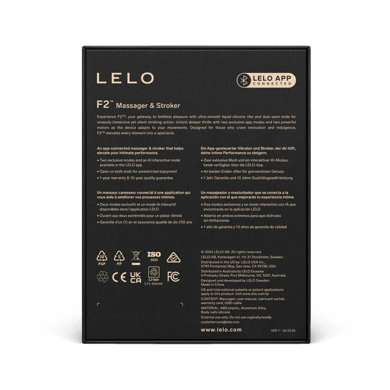 LELO F2S Massager & Male Stroker Red