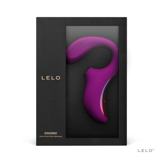 LELO Enigma Dual Sonic Massager - Deep Rose