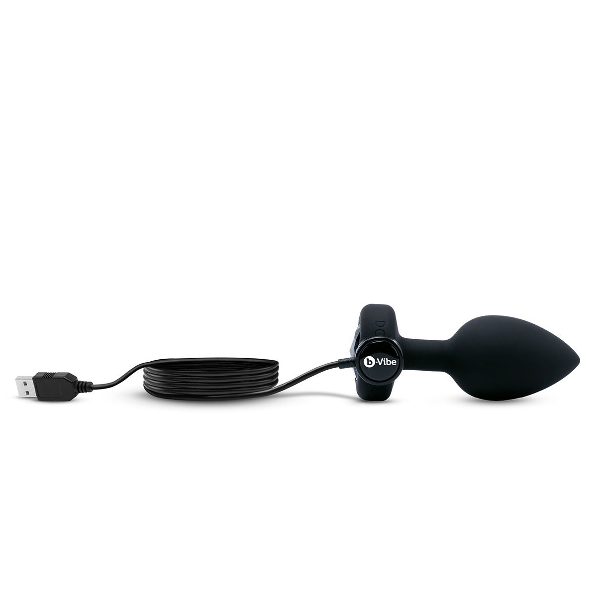 b-Vibe Vibrating Jewel Plug M/L - Black