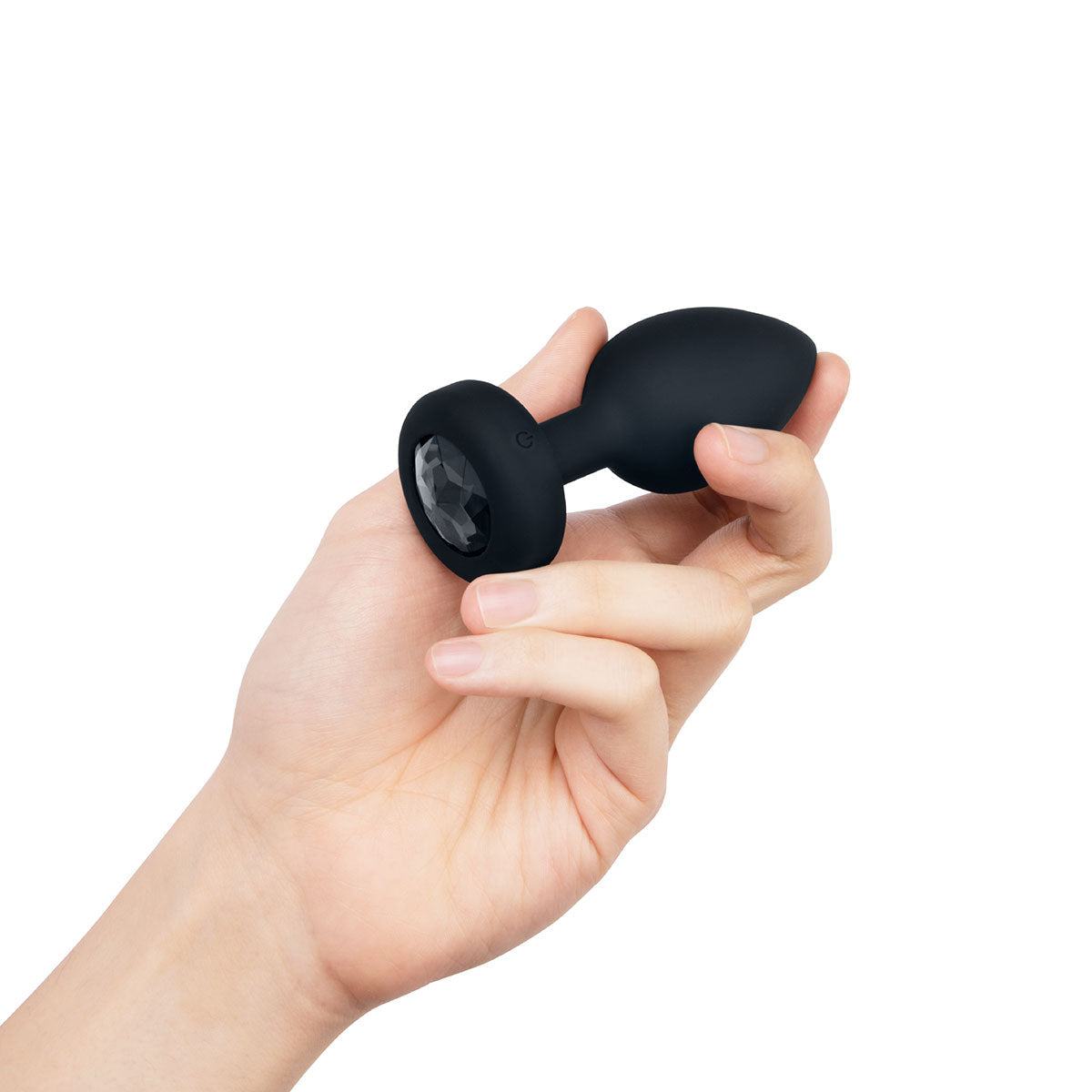 b-Vibe Vibrating Jewel Plug M/L - Black