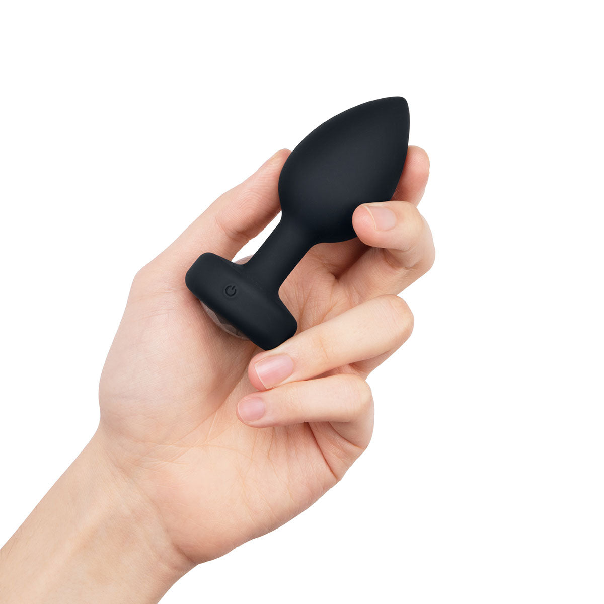 b-Vibe Vibrating Jewel Plug M/L - Black
