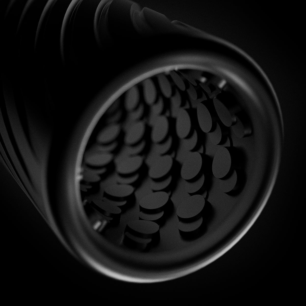 Arcwave Ghost Reversible CleanTech Silicone Stroker in Black