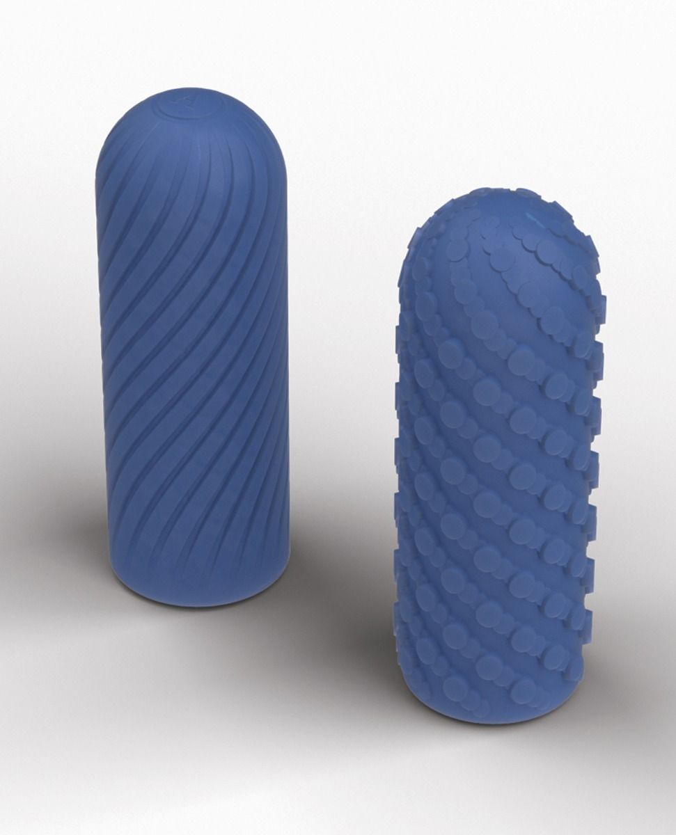 Arcwave Ghost Reversible CleanTech Silicone Stroker in Blue
