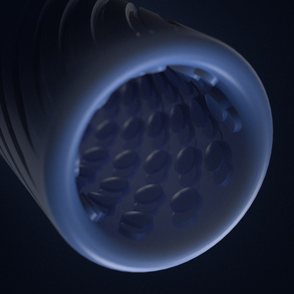 Arcwave Ghost Reversible CleanTech Silicone Stroker in Blue