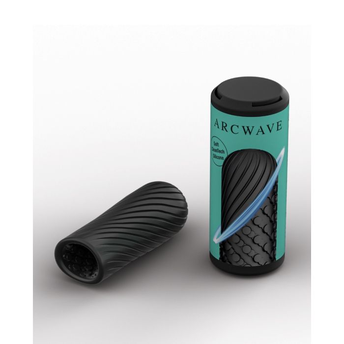 Arcwave Ghost Reversible CleanTech Silicone Stroker in Black