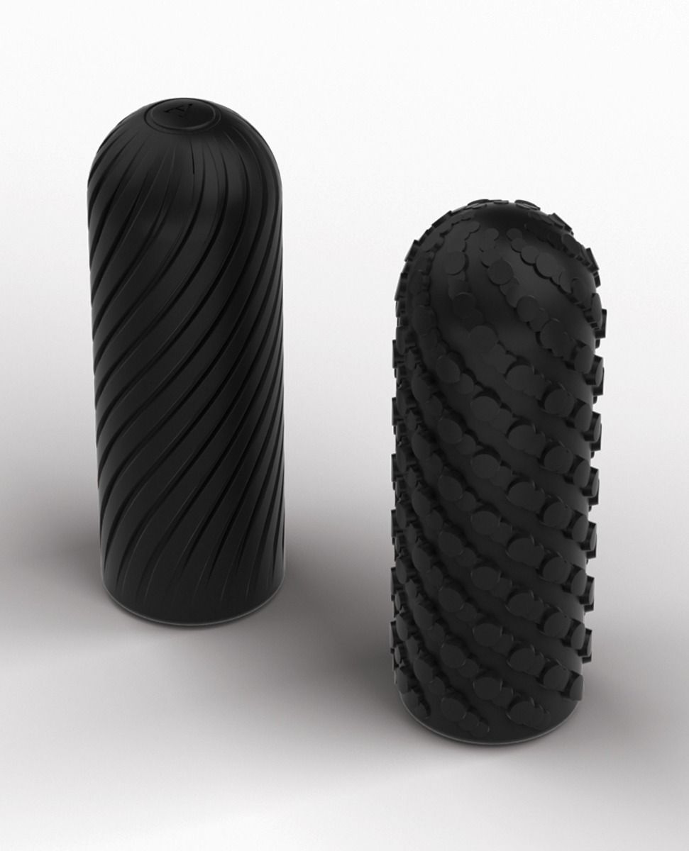 Arcwave Ghost Reversible CleanTech Silicone Stroker in Black
