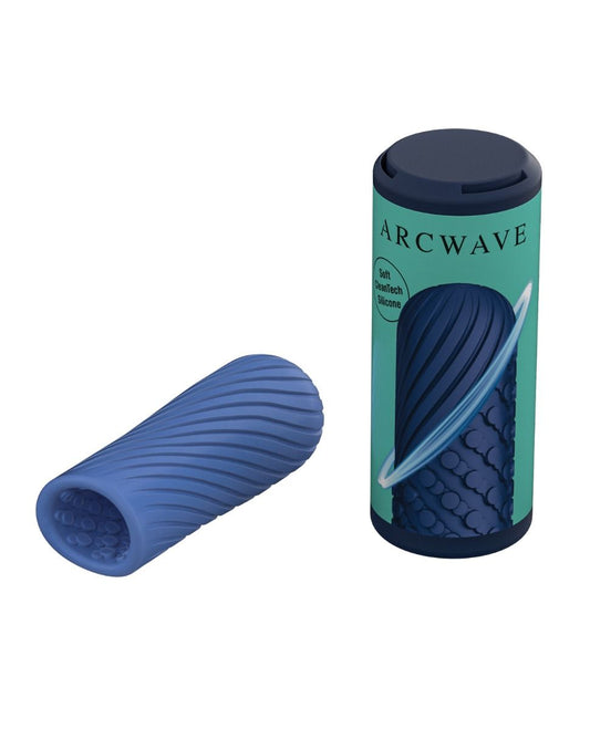Arcwave Ghost Reversible CleanTech Silicone Stroker in Blue
