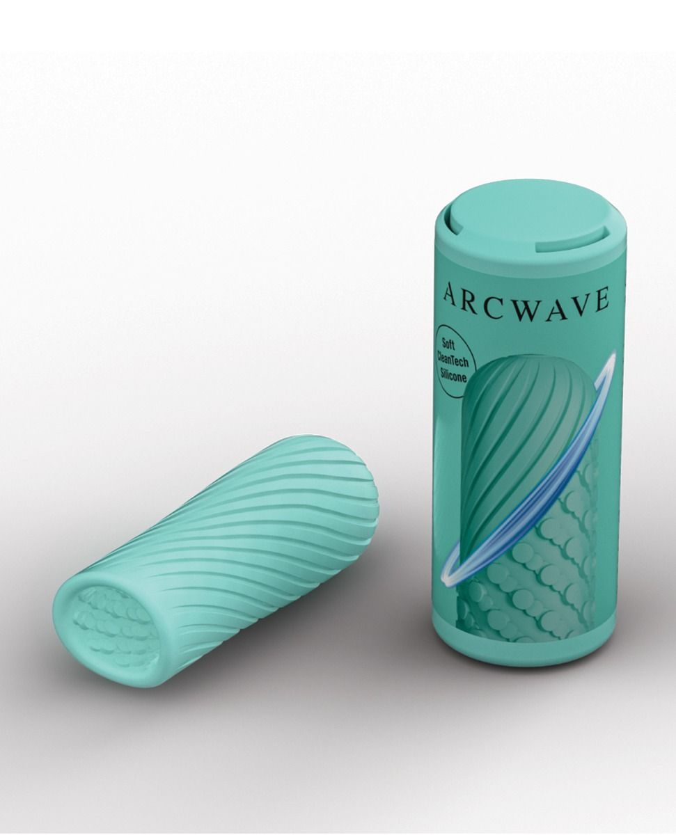Arcwave Ghost Reversible CleanTech Silicone Stroker in Mint