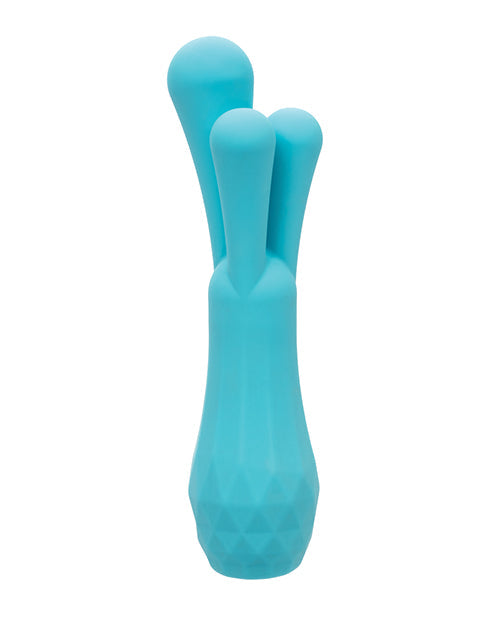 Gia Triple Teaser Vibrator - Aqua