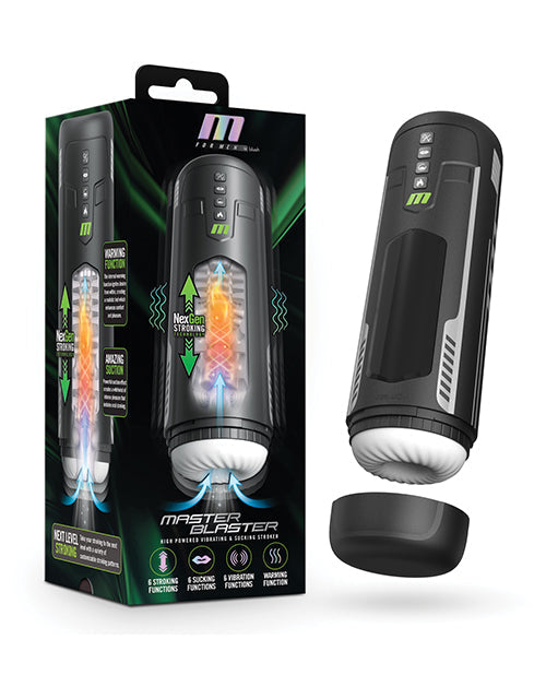 M for Men Master Blaster Automatic Male Masturbator Black