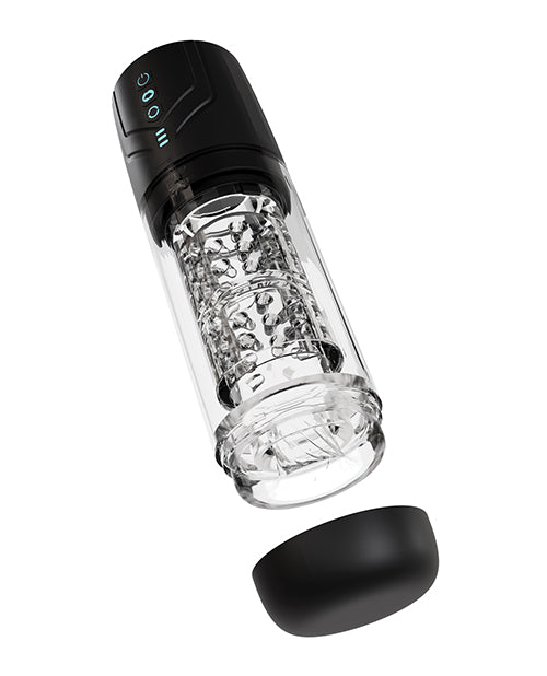M for Men Whirlwind Pro Automatic Male Masturbator Black