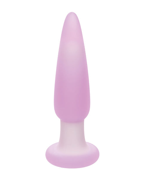 Lavender Haze Slender Anal Plug - Lavender/White