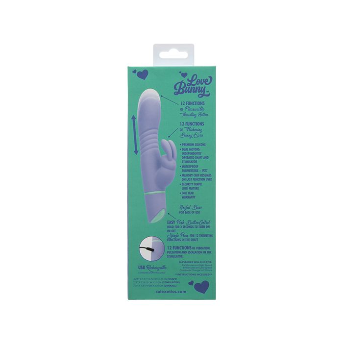 Love Bunny Thrusting Bunny Vibrator - Lavender