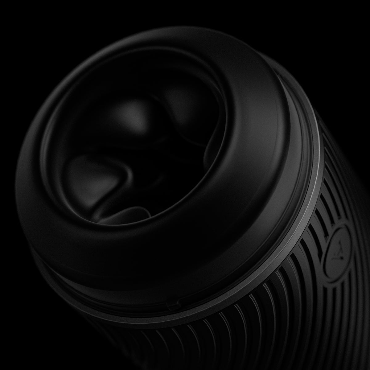 Arcwave Pow Silicone Stroker with Suction Control Black
