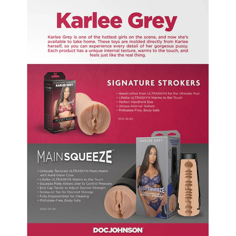 Signature Strokers Karlee Grey Pocket Pussy
