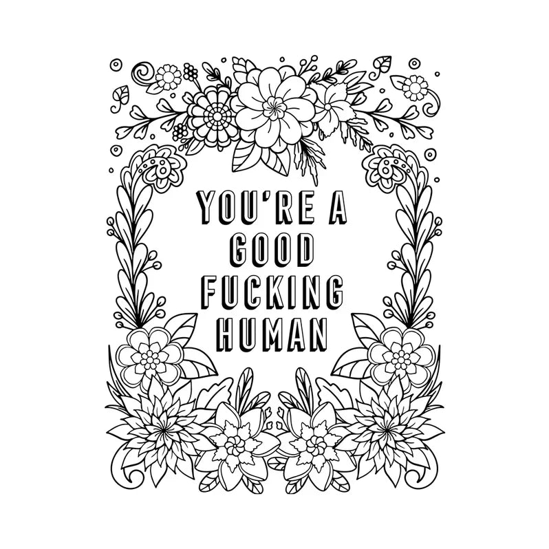 Happy as F*ck Coloring Book: A Swearing Coloring Book