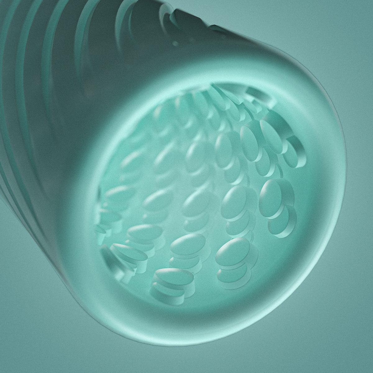 Arcwave Ghost Reversible CleanTech Silicone Stroker in Mint