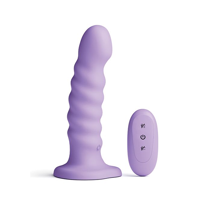 Colours Ribbed 6 Inch Vibrating Dildo
