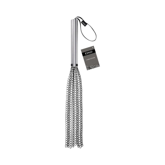 Sportsheets Edge Metal Chain Flogger – Weighted Impact & Temperature Play